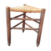 Tabouret triangulaire style Charlotte Perriand