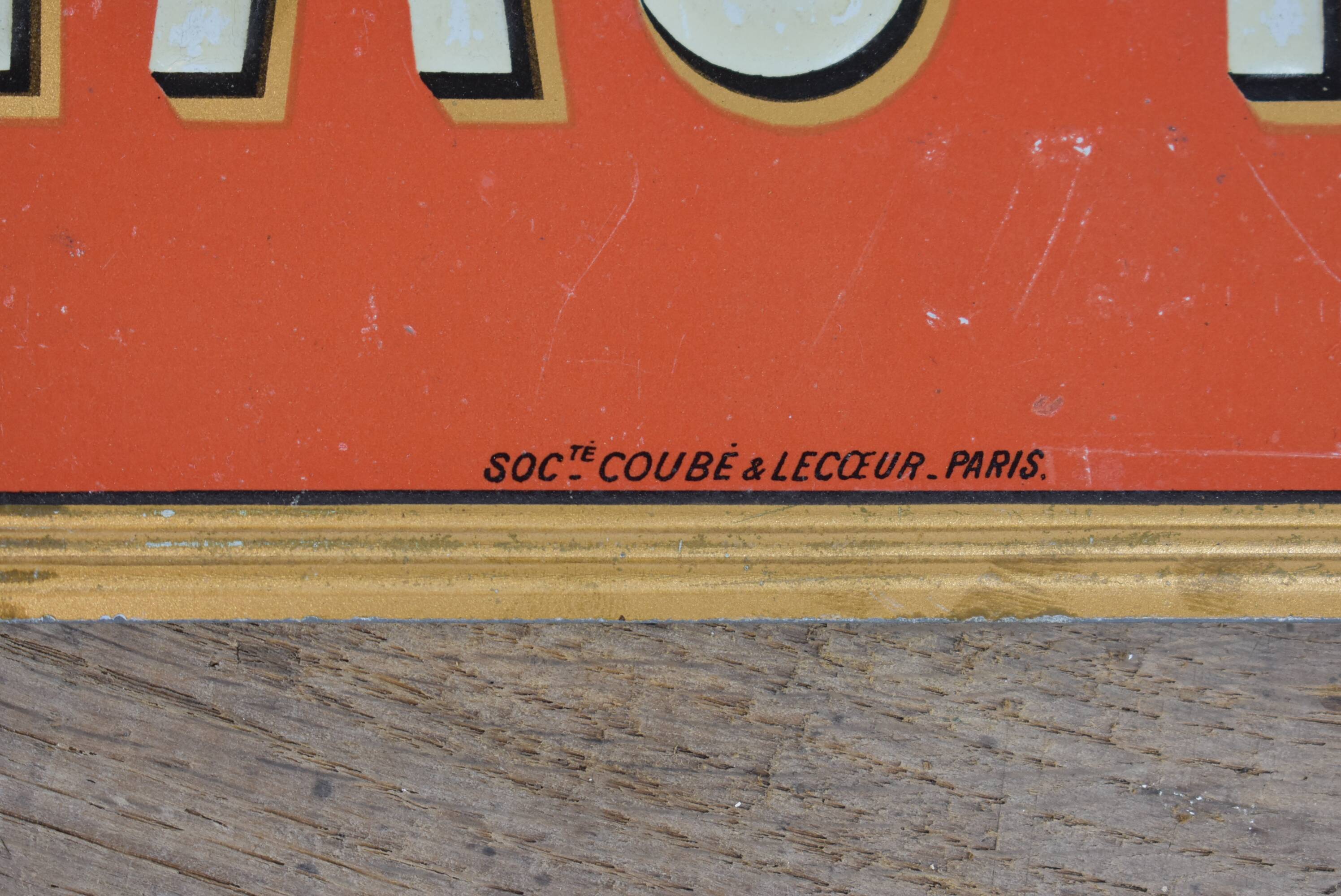 Robin Cognac advertising plate