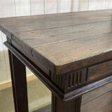 19th century oak draper's table