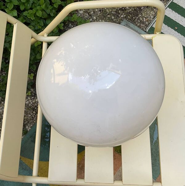 lustre grosse ampoule années 70