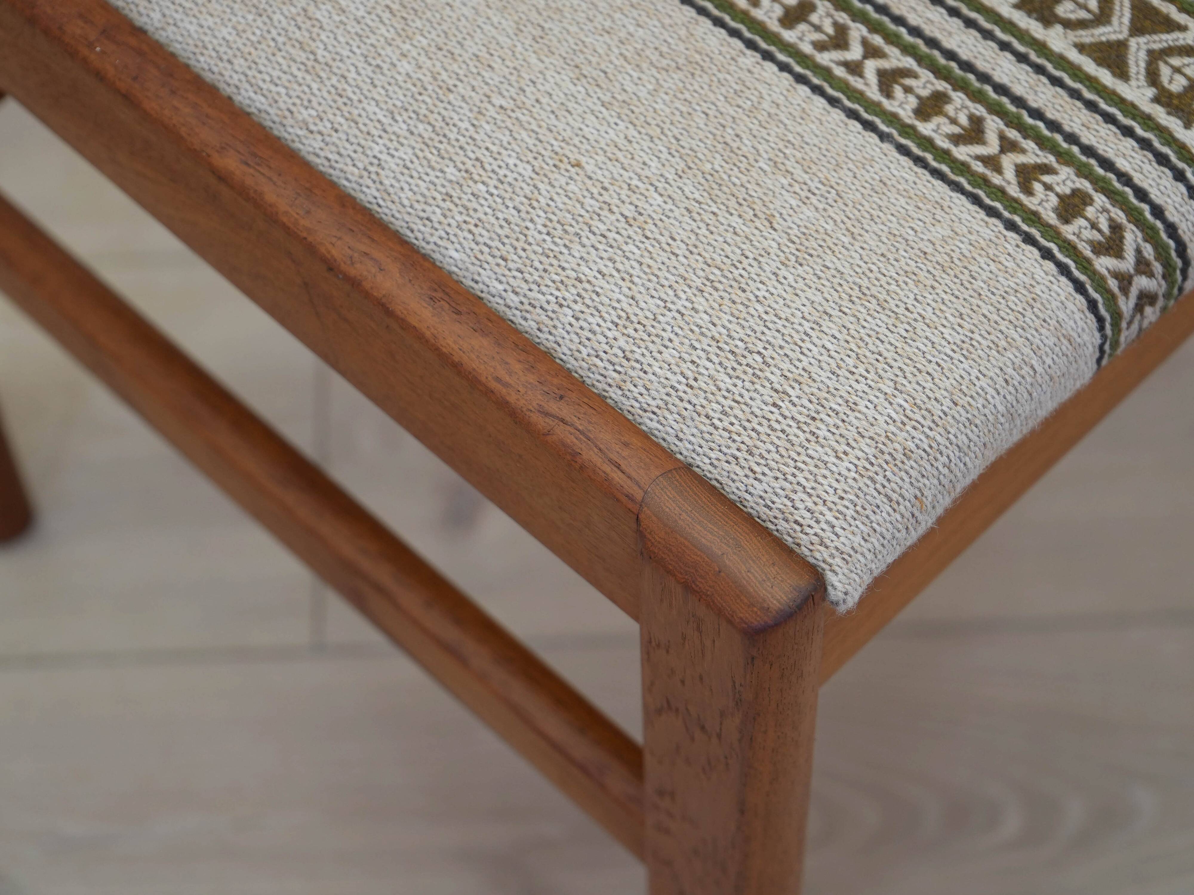 Set of two teak chairs, Danish design, 1970s, made in Denmark