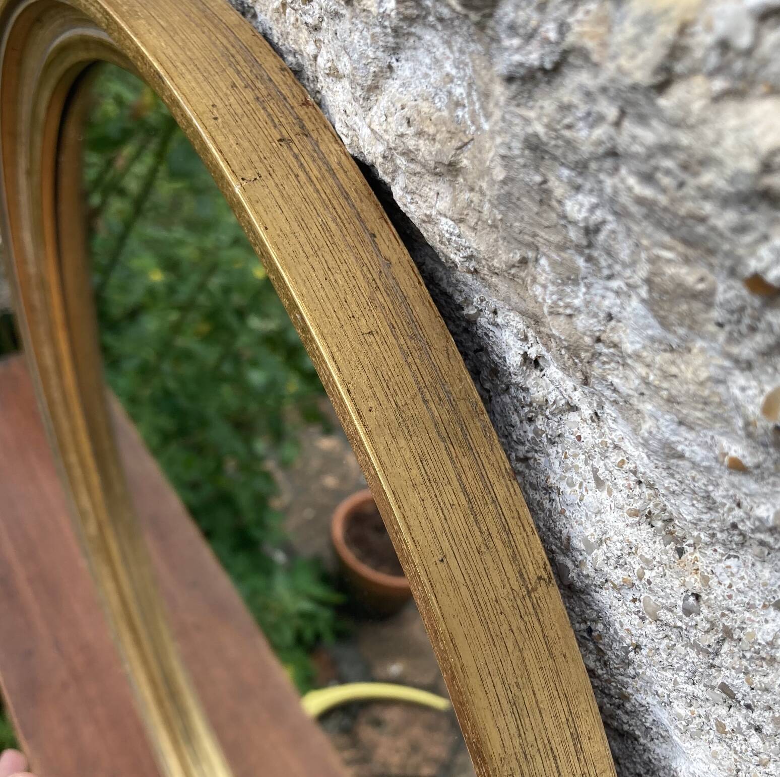 Miroir ancien doré