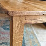 Farmhouse table 200 x 80 light oak