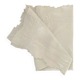 Old embroidered cotton pillowcase.