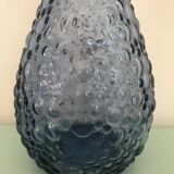 Carafe empoli purple mauve small bubbles hobnail