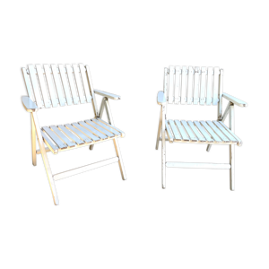 Paire de fauteuils de