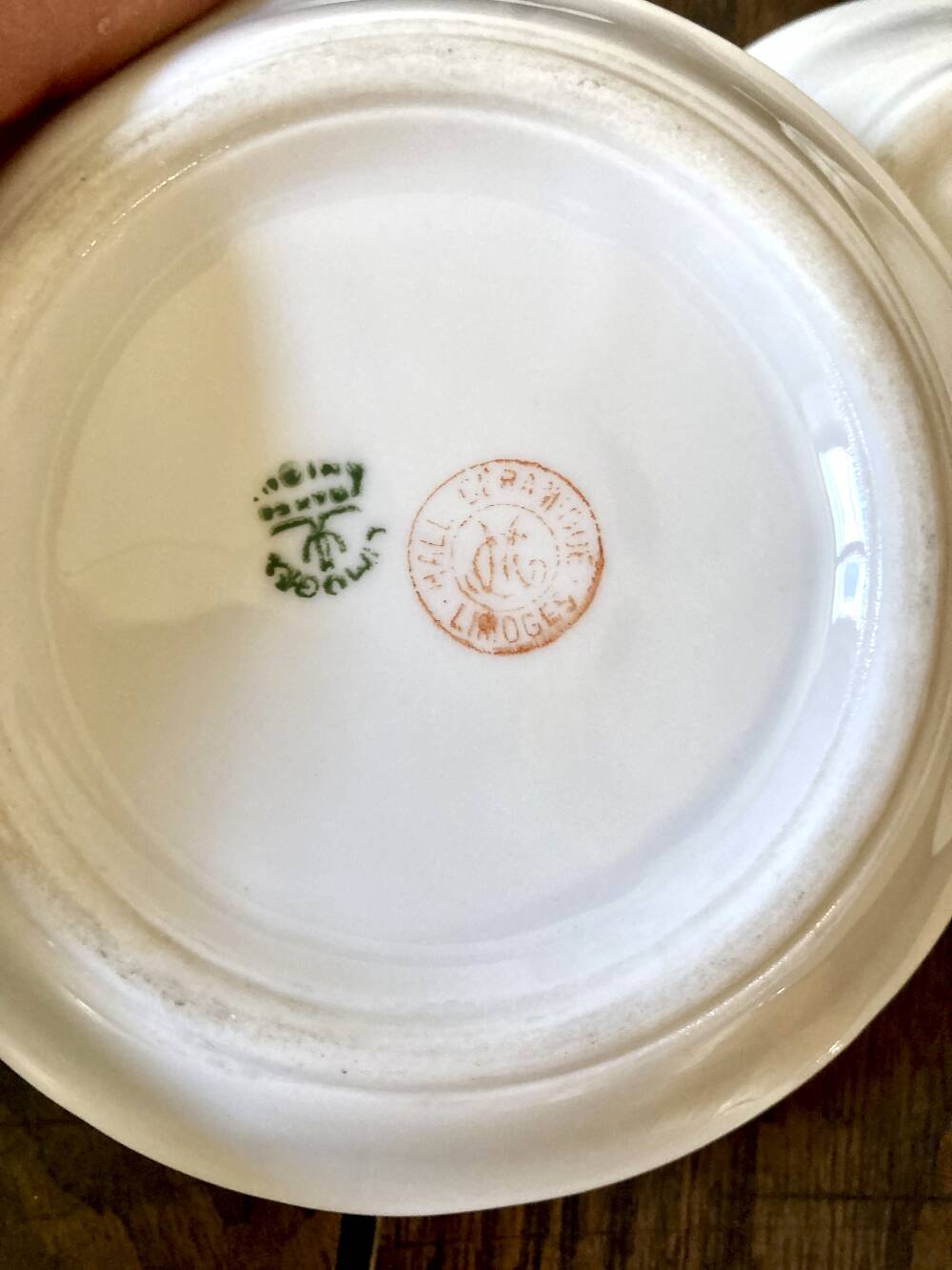 Coupelles de bistrot en porcelaine, Début XXe siècle