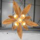 Chandelier "coconut/palm" in rattan