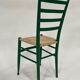 Lot de 4 chaises en bois dans le modèle italien de Chiavari