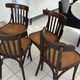 Set of 4 vintage bistro chairs from the 1960s.
