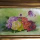 oil on panel bouquet of flowers signed Marguerite Dorbritz