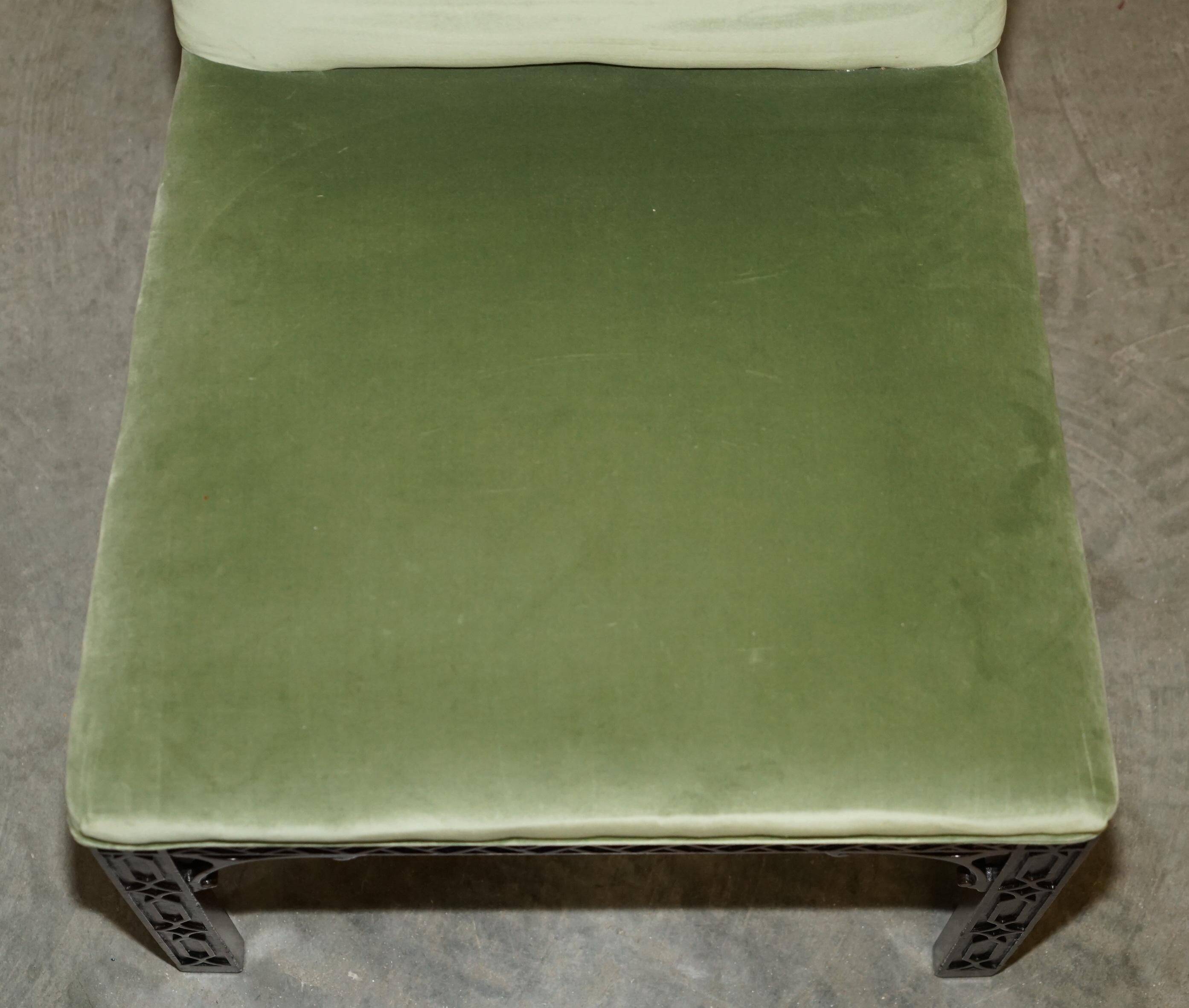 Pair of finely carved Victorian Thomas Chippendale accent chairs.