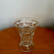 Vintage crystal glass vase 1960 1970
