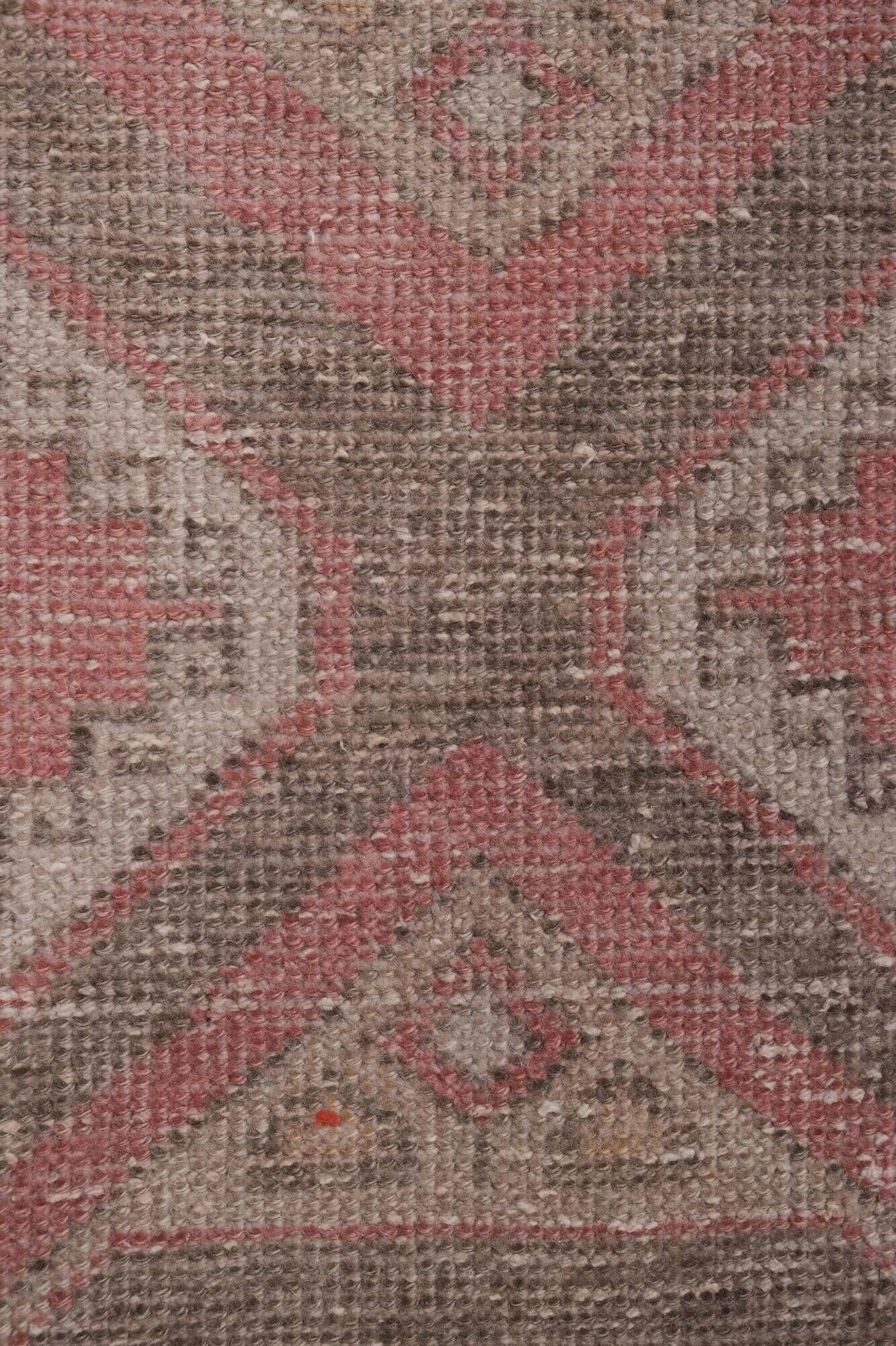 Vintage Turkish hallway rug 91x723 cm