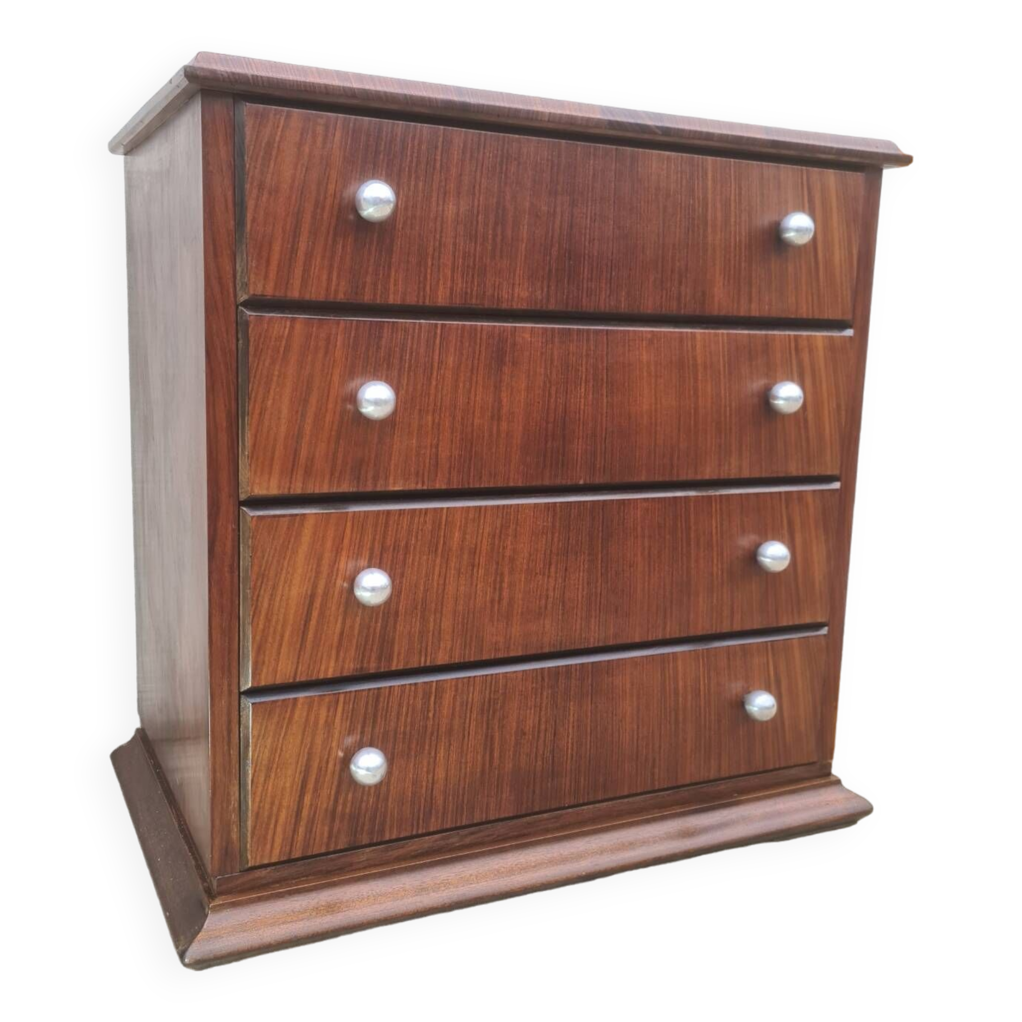 Commode vintage 1940 art déco en palissandre