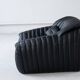 Cinna Ligne Roset Black Leather Armchair attributed to Annie Hieronimus, 1970s