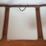 Barber 60 years triptych mirror 27x67cm