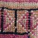 Tapis pastel rose & bleu vintage 315x85cm