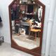 Wood mirror carved art deco 1930