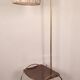1950s reading lamp – Formica and gold metal