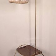 1950s reading lamp – Formica and gold metal