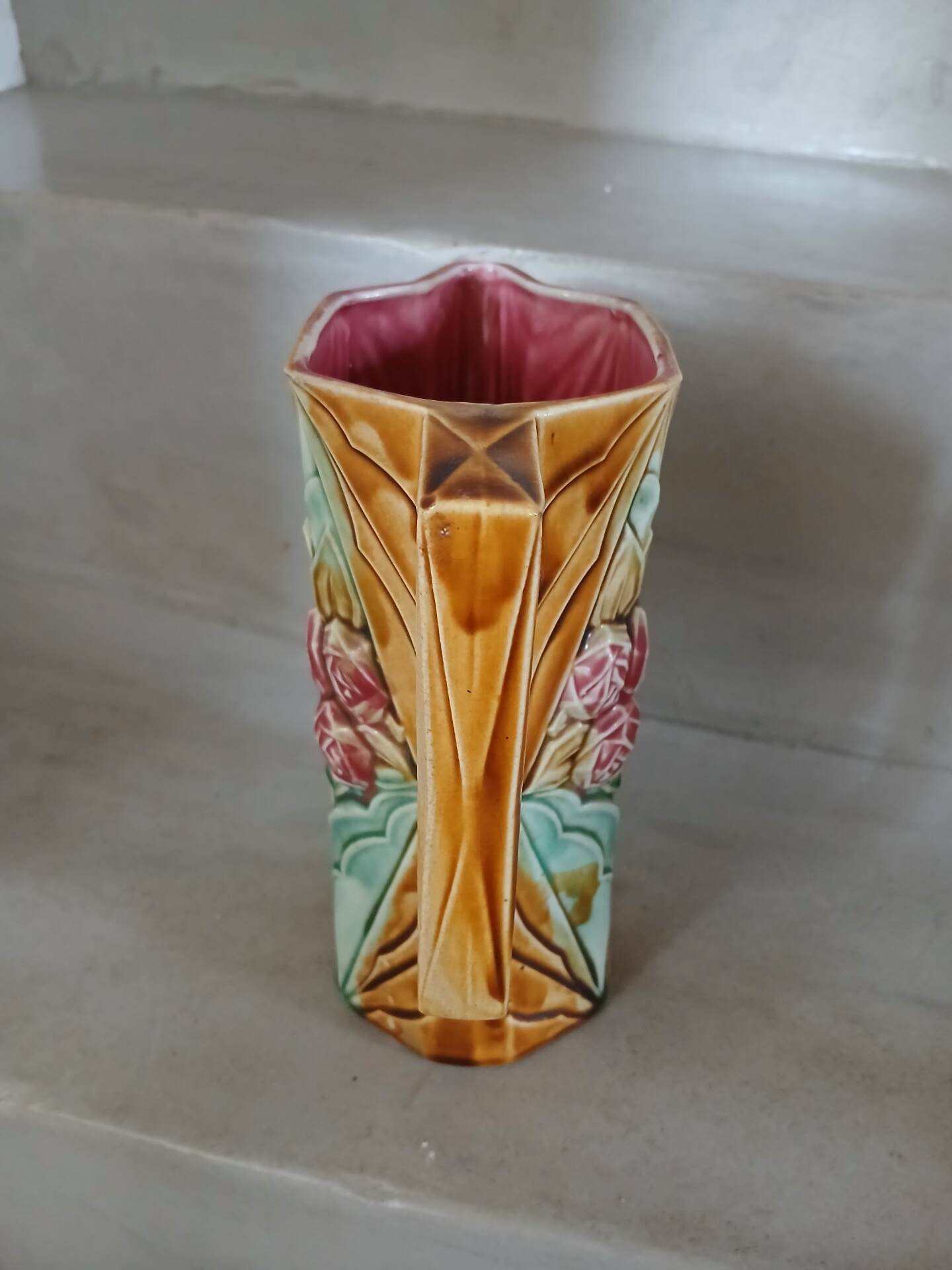 Antique pitcher in Onnaing slipware