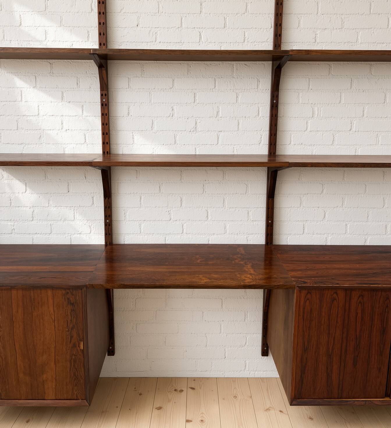 Rosewood Wall System by Poul Cadovius For Cado, 1960s.