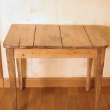 Old small oak farmhouse table.