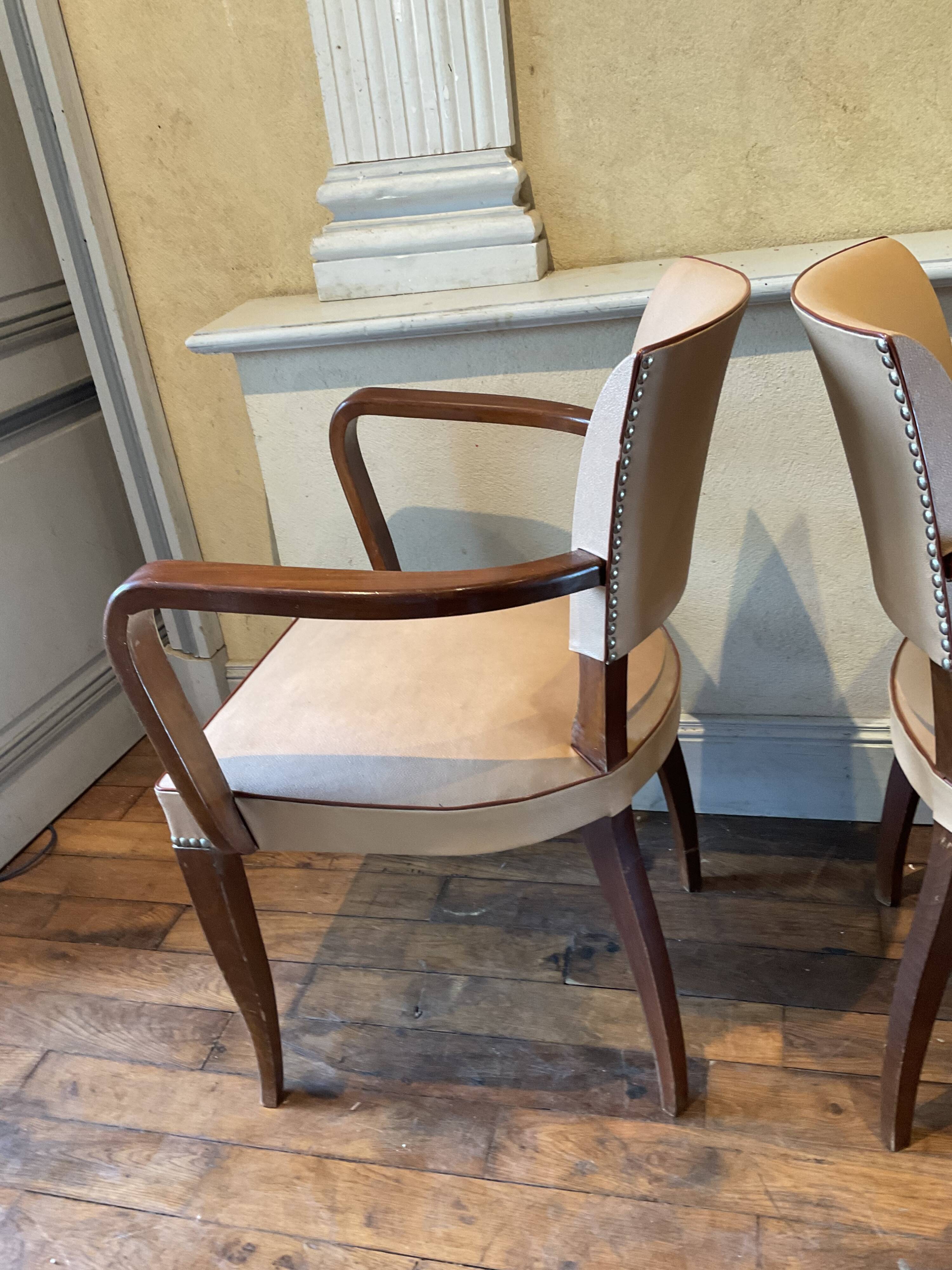 Pair of bridge chairs 60
