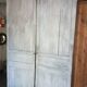 Pair of chestnut doors