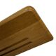 Vintage oak wall rack book shelf 1970s wood minimalist design