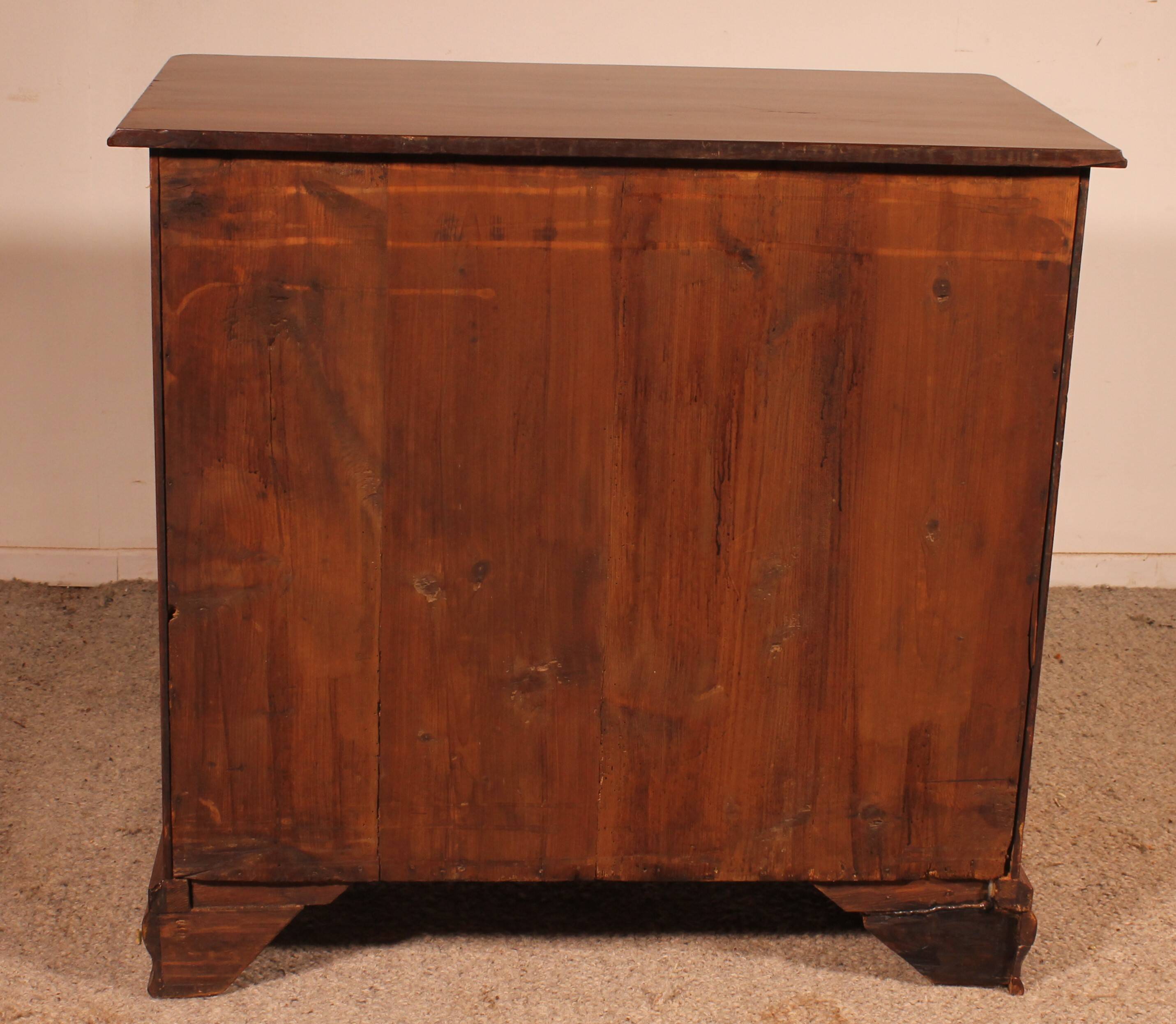 Commode en acajou d'époque George III, XVIIIème siècle
