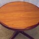 Round dining table with 2 70s extensions