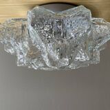Portuguese snowflake glass flush mounted lamp