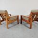Paire de fauteuils Bonanza par Esko Pajamies pour Asko, Finlande 1970