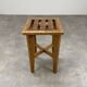 1950s wooden slat stool reconstruction