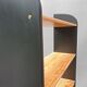 Black two-tone pine shelf
