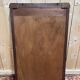 Wooden fireplace mirror