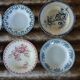 8 antique deep plates in ironstone