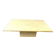 Travertine and brass coffee table by Fedam, 1970s