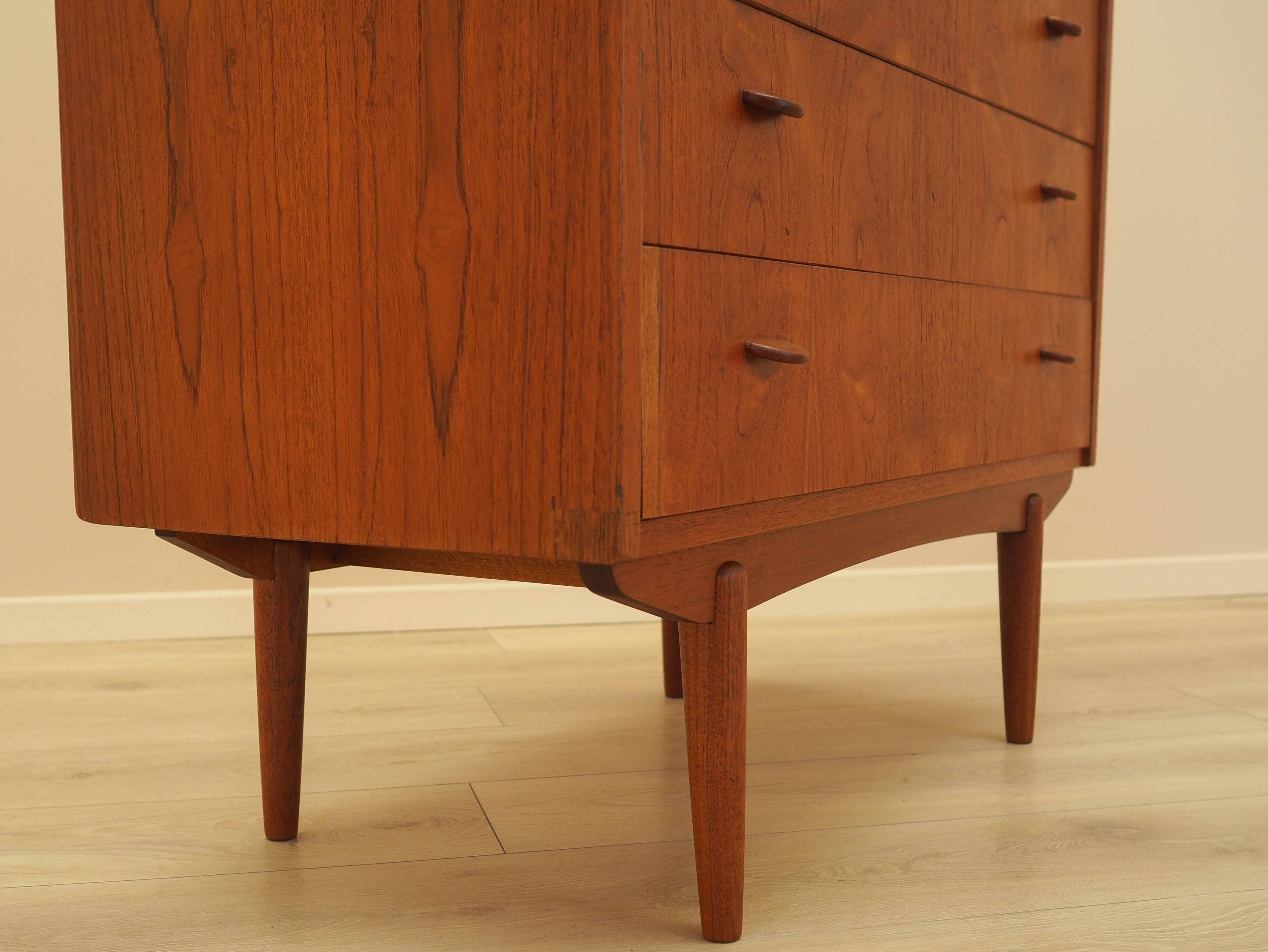 Bureau secrétaire en teck, design danois, années 1970, fabricant : AG Spejl Kobberbes