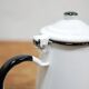 Vintage tea maker in enamelled sheet metal