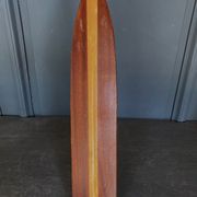 Pair of oars canoe boat XXe two species of wood