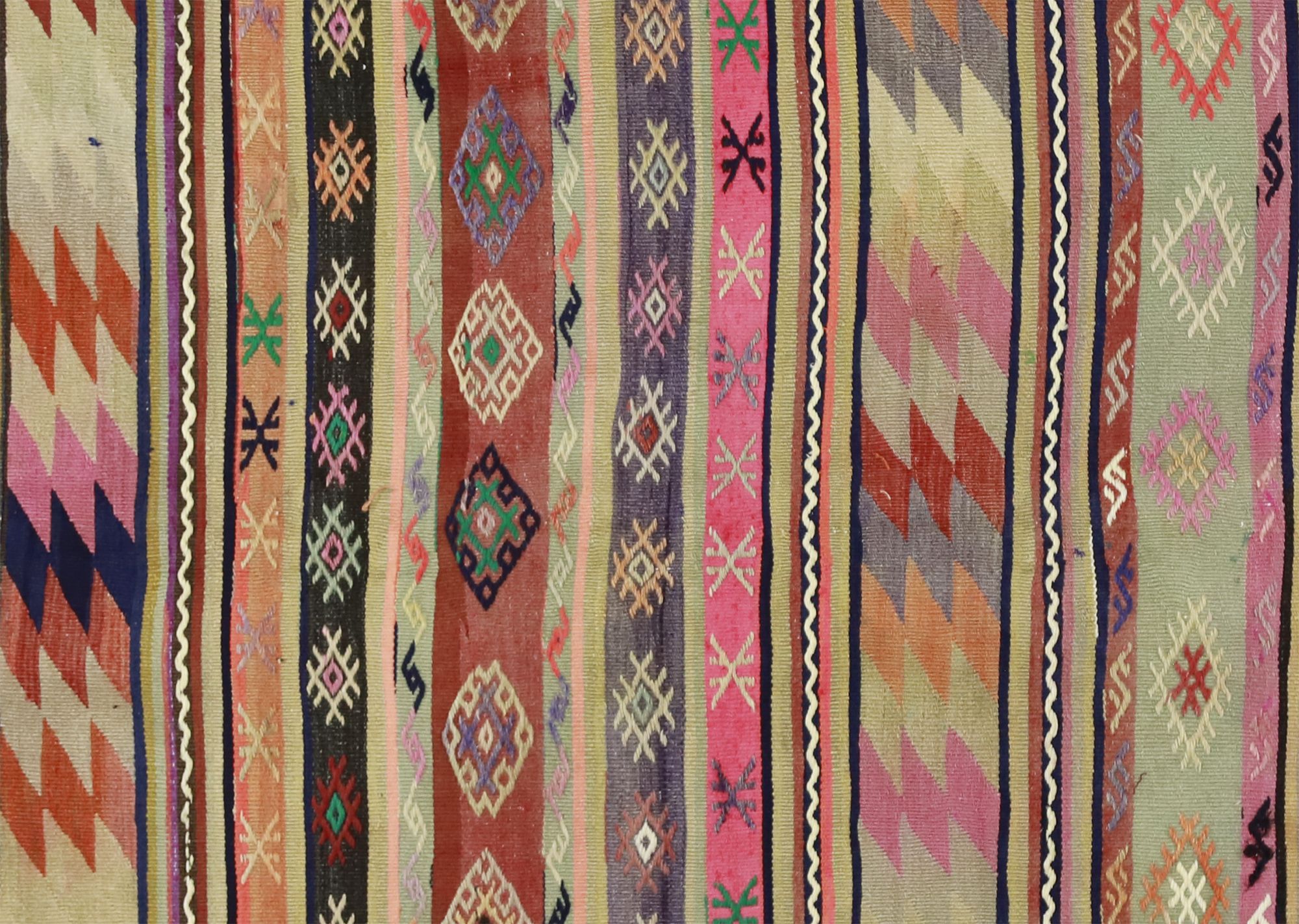 Anatolian handmade kilim rug 250 cm x 165 cm