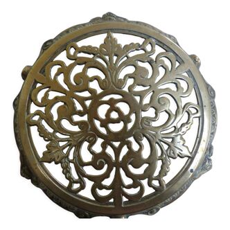 Worked copper trivet