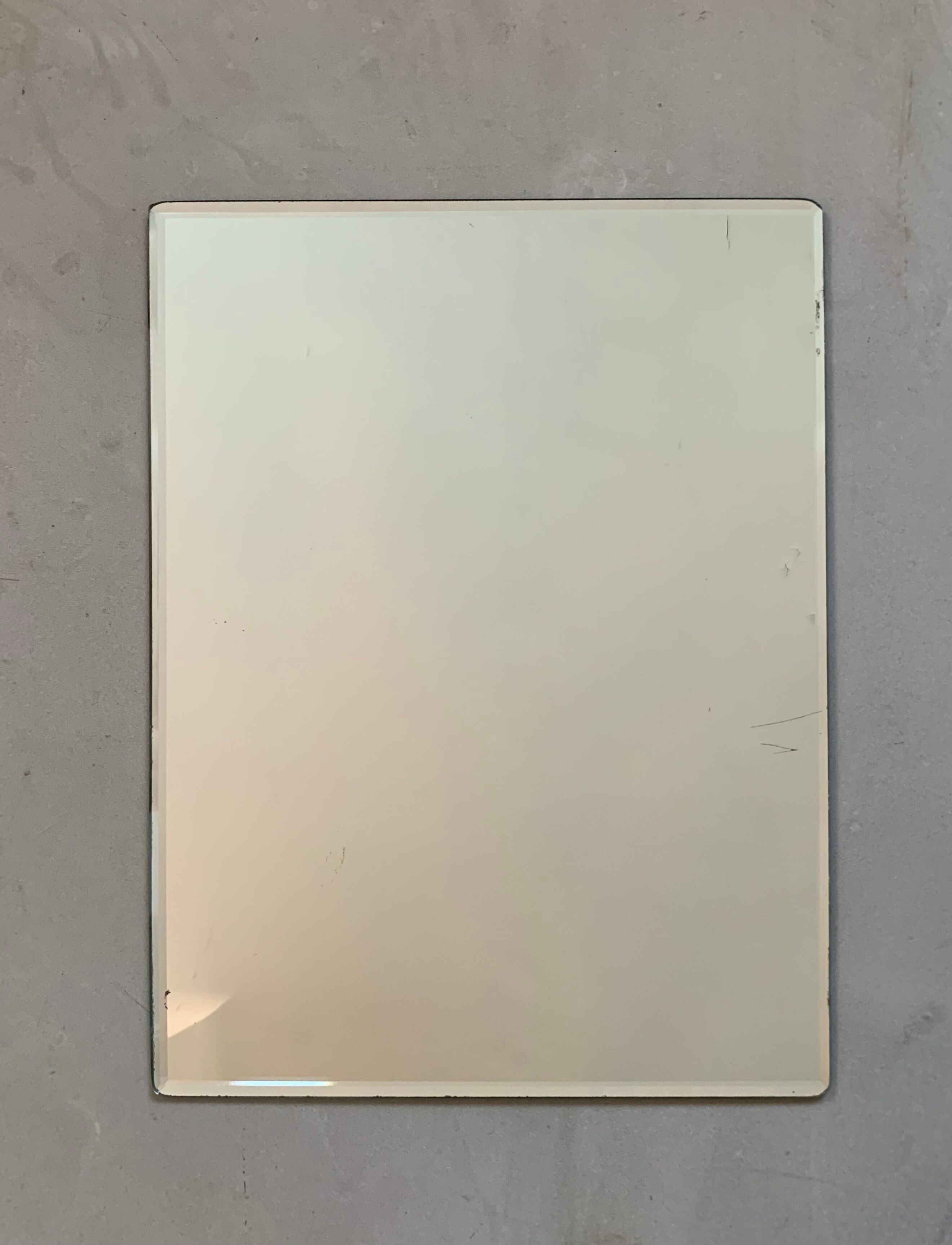 Old beveled mirror 36x48cm