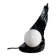 Ceramic wing and globe lamp
