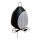 Lampe noire "design papier et métal".