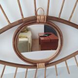 Mirror wooden eye