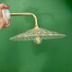 Coudé wall lamp with an old cut glass lampshade - tableware collection